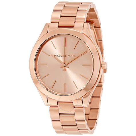 michael kors black face watch rose gold|rose gold mk watch cheap.